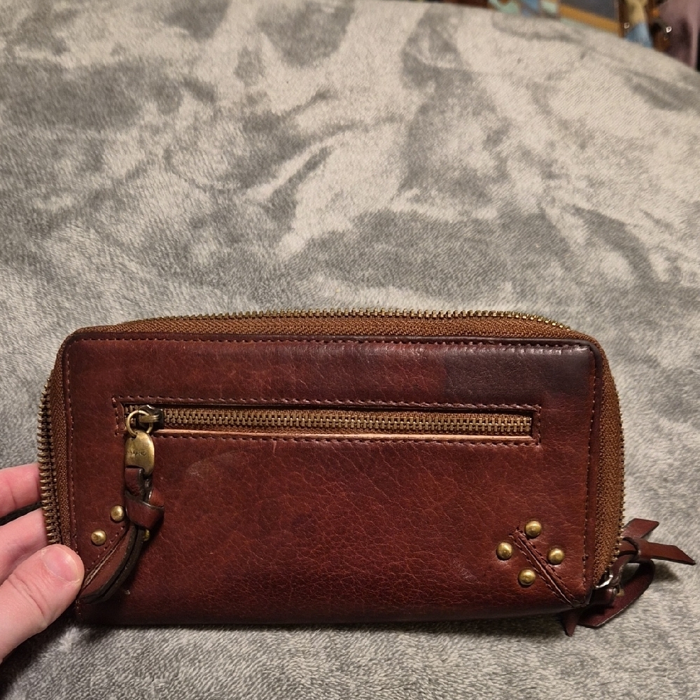 Lucky Brand Brown Leather Wallet - Picture 4 of 5